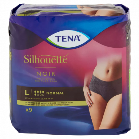 TENA SILHO NOIR L NORM X9 795619(E)