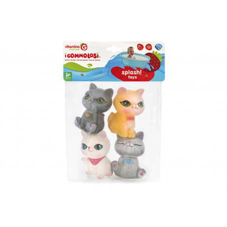 GLOBO GOMMOLOSI GATTI 4PZ(E)