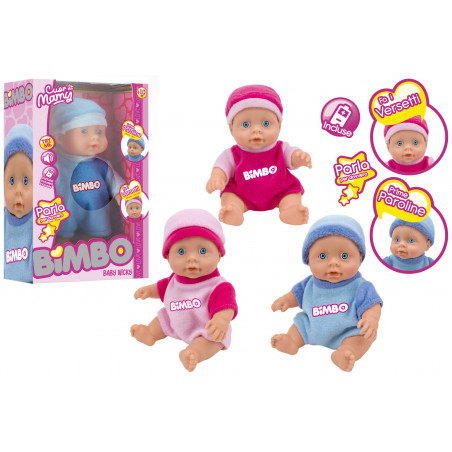 GLOBO BAMBOLOTTO C SUONI 21CM(E)