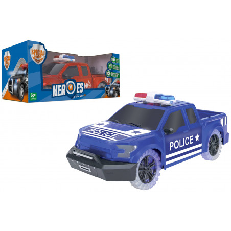 GLOBO AUTO POLIZIA POMPIERI C LUCI SU(E)