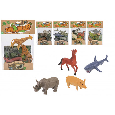 GLOBO ANIMALI MARINI ZOO DINOS. 5PZ