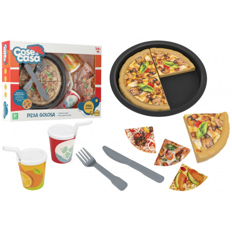 GLOBO SET PIZZA GOURMET C POSATE BIBITE