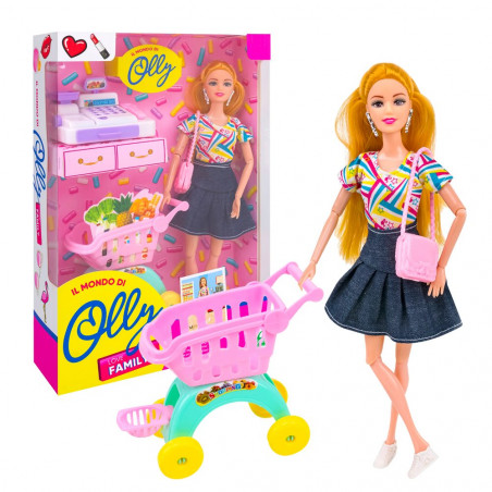 GLOBO FASH.DOLL C CARR.SPESA REGISTR.(E)