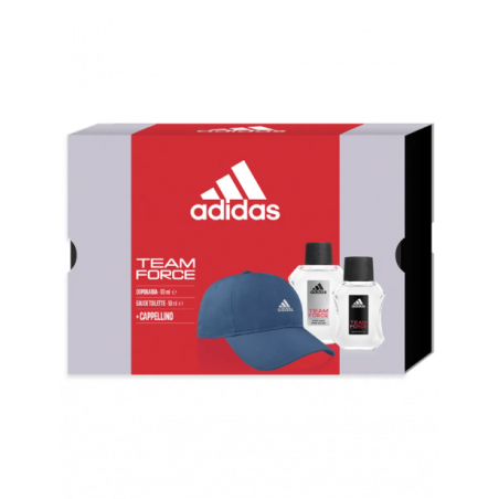 ADIDAS TEAM U KIT EDT 50 ML+AS+CAPPELLO