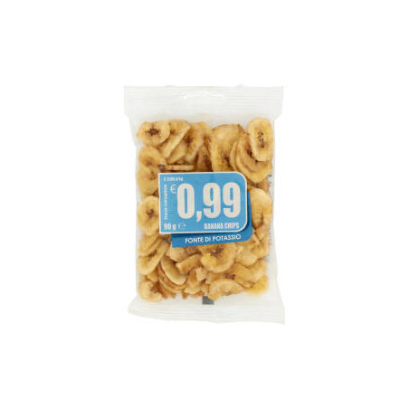 EUROCOMPANY BANANA CHIPS 90GR