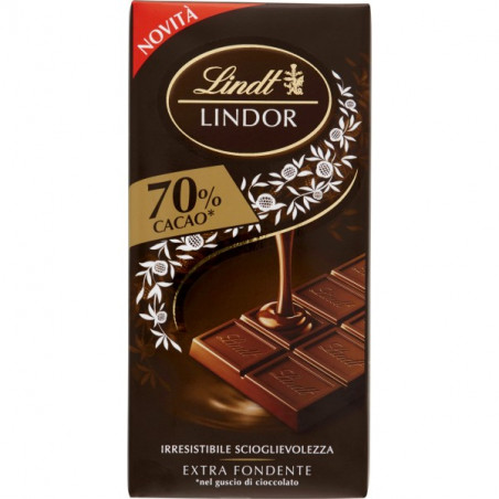 LINDT LINDOR 70% CACAO 100 GR