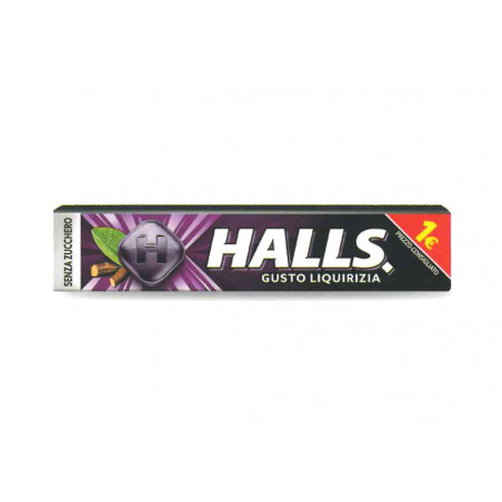 HALLS LIQUIRIZIA