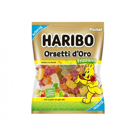 HARIBO ORSETTI D'ORO FRIZZANTI 90GR