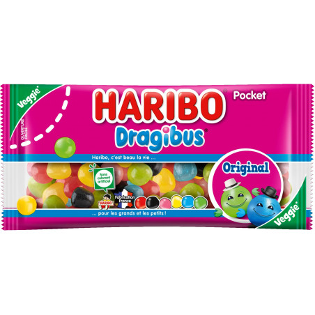 HARIBO DRAGIBUS POCKET 50GR