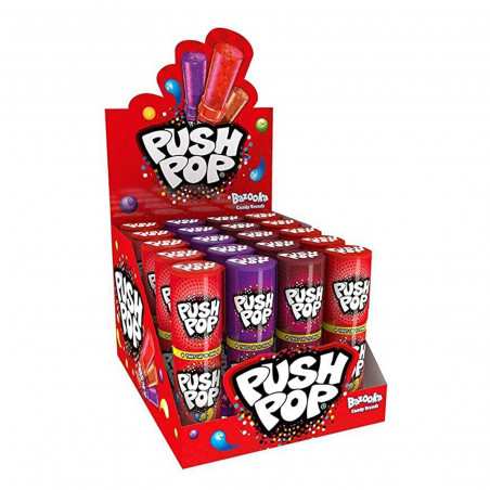 PUSH POP FRAGOLA-COLA-LAMPONE GR.15 (20)