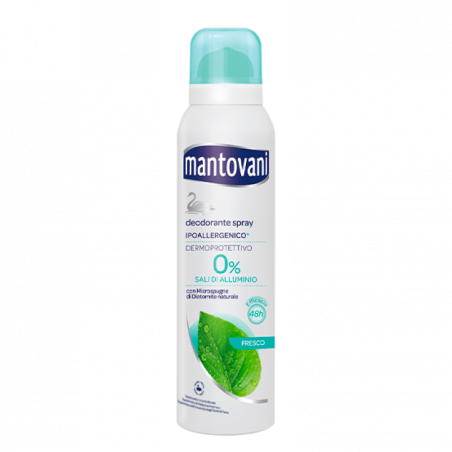 MANTOVANI DEO SPR 0% A FRESH 150ML