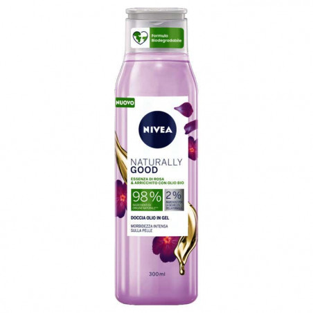 NIVEA D OLIO GEL N GOOD ROSA 300ML