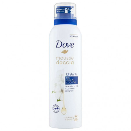 DOVE MOUSSE DOCCIA OLIO COTONE 200ML