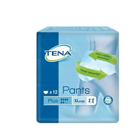 TENA PANTS PLUS XL X12 NEW 792735