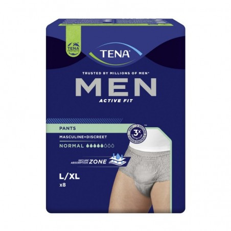 TENA MEN PANTS NORMAL X8 GRIGIO L XL 772