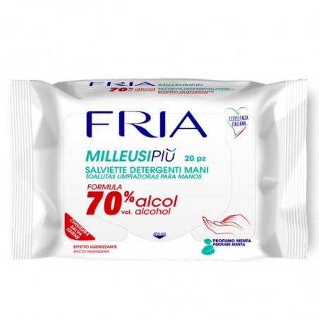 FRIA SALV.MILLEUSI IGIEN.70% ALCOOL X20