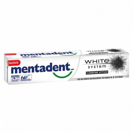 MENTADENT DENT WHITE CARB.ATT.75ML