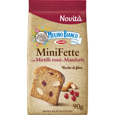 MULINO BIANCO MINIFETTE  FRUTTA SEMI