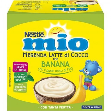 MIO MERENDA LATTE D COCCO BANANA 4X90GR