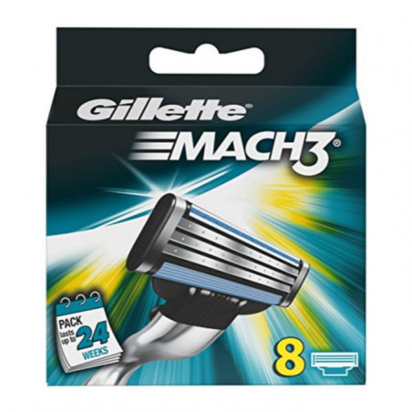 GILLETTE MACH3 LAME RIC.X8