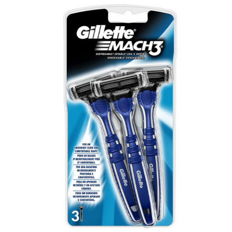 GILLETTE MACH3 RASOIO USA GETTAx3