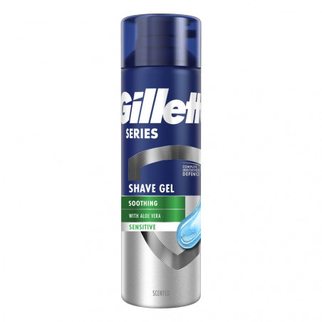 GILLETTE SERIES GEL BARBA PS ALOE 200ML