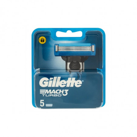 GILLETTE MACH3 TURBO 3D LAME RIC.X5