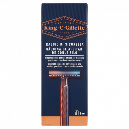 GILLETTE KING C. RASOIO DI SICUREZZA