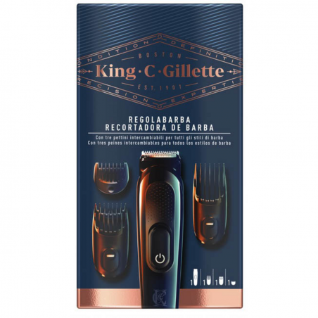 GILLETTE KING C. RASOIO REGOLABARBA