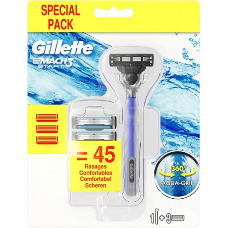 GILLETTE MACH3 START RASOIO+3 RIC.