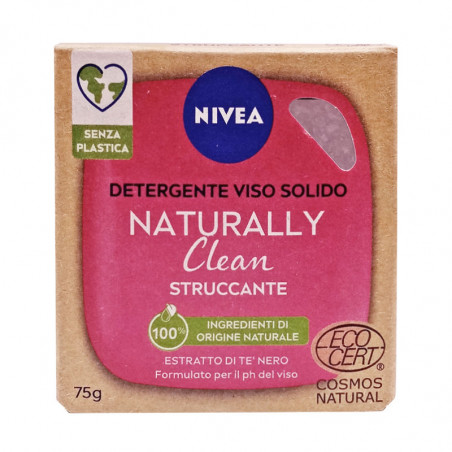 NIVEA DETERG.VISO SOLIDO NATURALLY 75GR