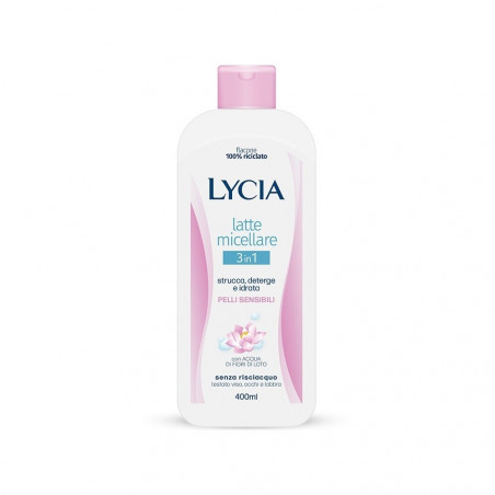 LYCIA LATTE DET.MICELL.3IN1 PS 400ML