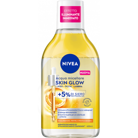 NIVEA A MICELL.SKIN GLOW 400ML