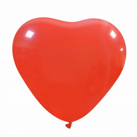 PALLONCINI 12 CUORE ROSSO 5 PZ