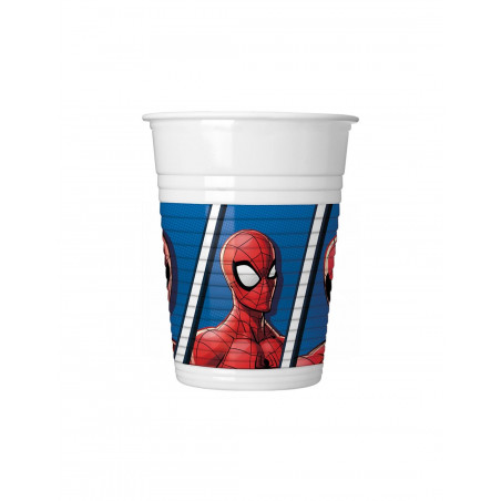 BICCHIERI SPIDERMAN 200MLX8