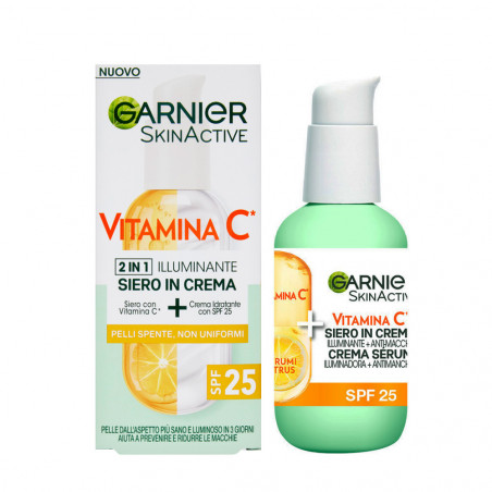 GARNIER SIERO CREMA VIT C2IN1 ILLUM.50ML