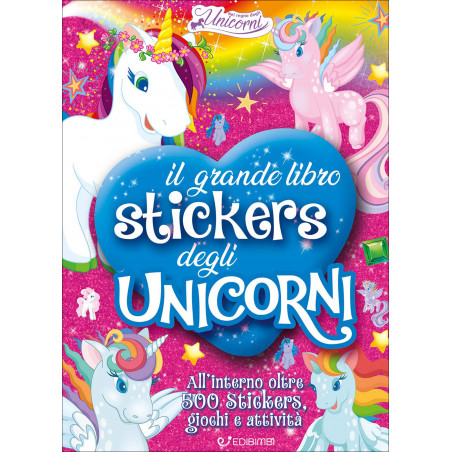 EDICART UNICORNI6 GRANDE LIBRO STICKERS