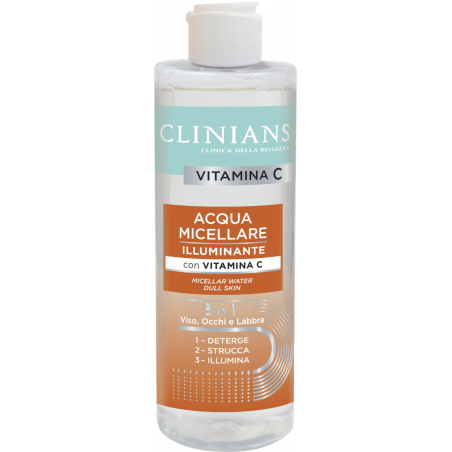 CLINIANS ACQUA MIC.ILL.VIT C 3IN1 400ML