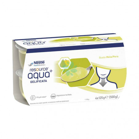 NESTLE AQUA GEL MELA PERA 4X125ML