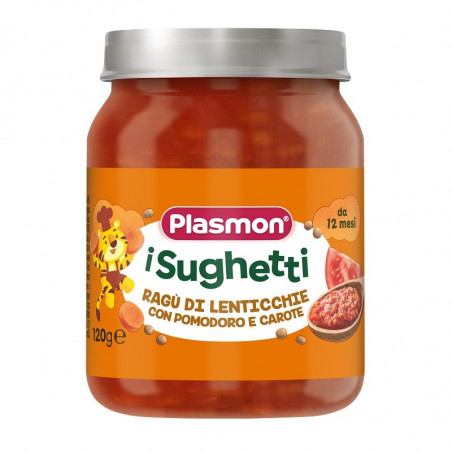 PLASMON OMO SUGO RAGU LENTICCHIE GR.120