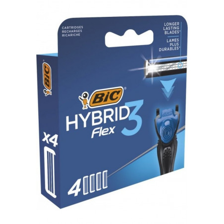 BIC HYBRID FLEX 3 LAME X4