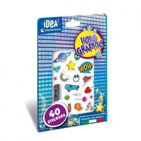 CLEMENTONI IDEA HOLOGRAPHIC STICKERS(E)