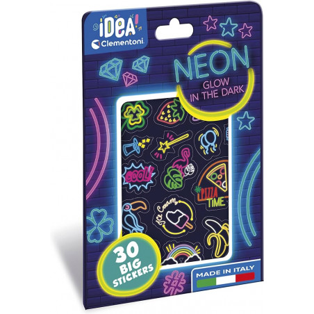 CLEMENTONI IDEA NEON STICKERS(E)