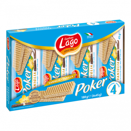 ELLEDI WAFER POKER VANIGLIA 4x45GR