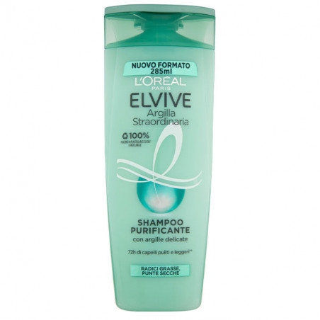 ELVIVE SH ARGILLA PURIF.CAP.GRAS.285ML