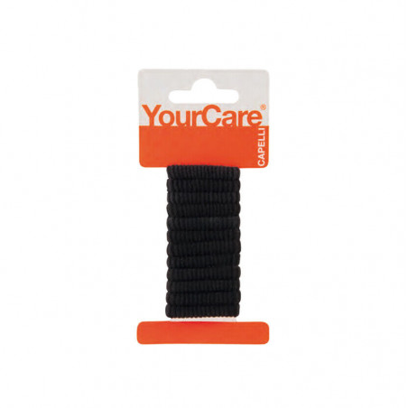 YOURCARE ELASTICI SPUGNA  NERO 12PZ