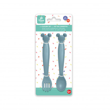 CORA SET POSATE PLAST.MICKEY MOUSE 2PZ