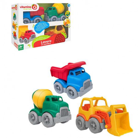 GLOBO SET 3 VEICOLI LAV. 15CM(E)