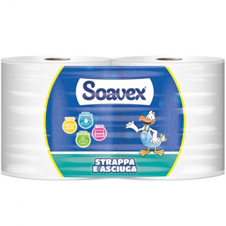 SOAVEX BOBINA STRAPPA E ASCIUGA X 2