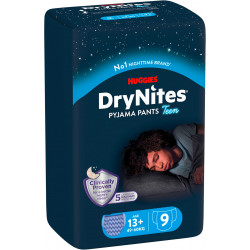 HUGGIES DRY NITES BOY 13+ X9